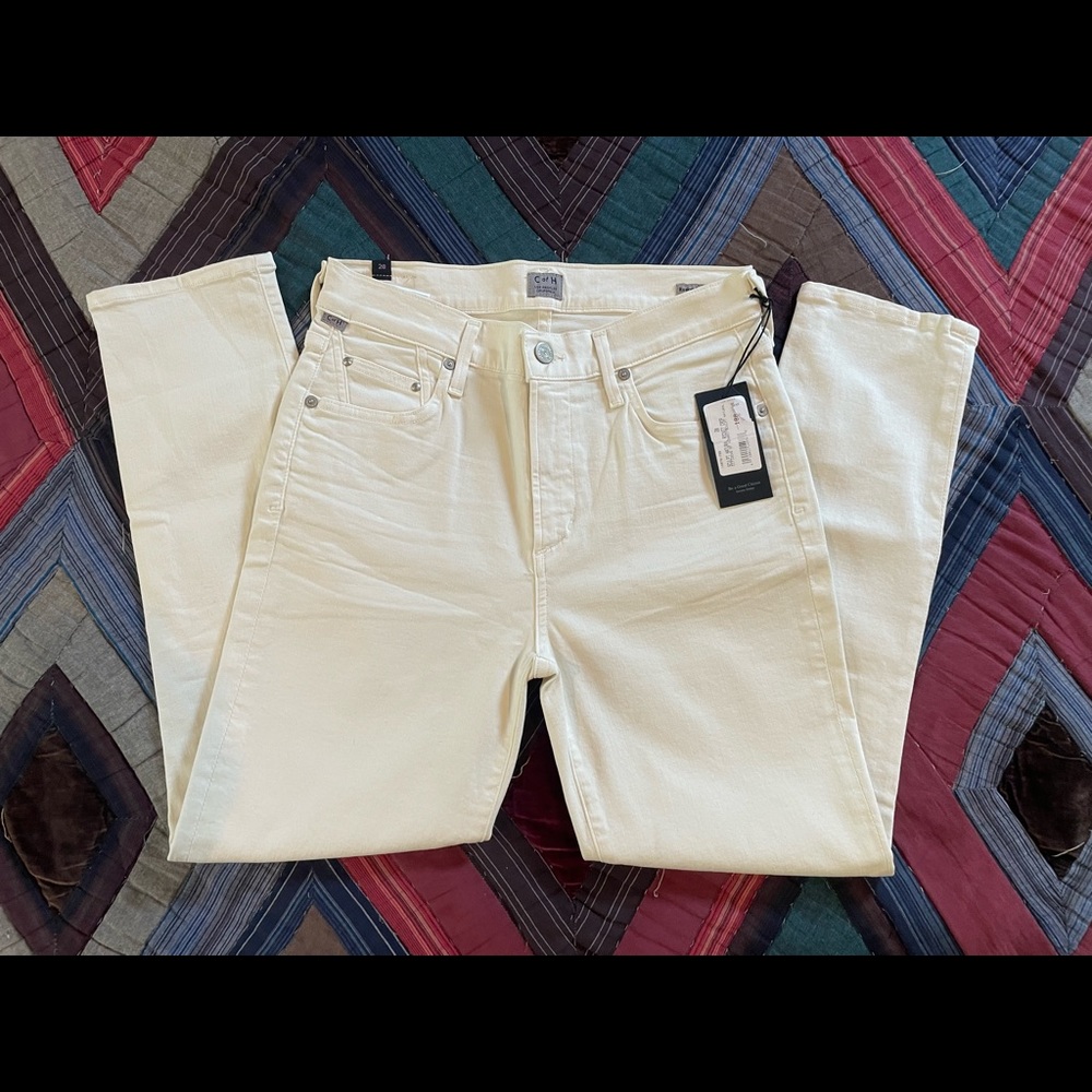 Citizens Of Humanity Rocket Sculpt skinny jeans in Natural  Sz 28 NWT